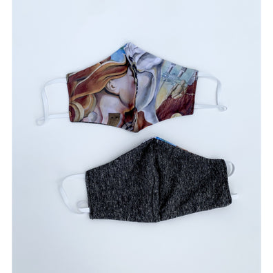 "Lovers Kiss" Face Mask - Constantino Artwork inspired by the artistry of Anton Brzezinski